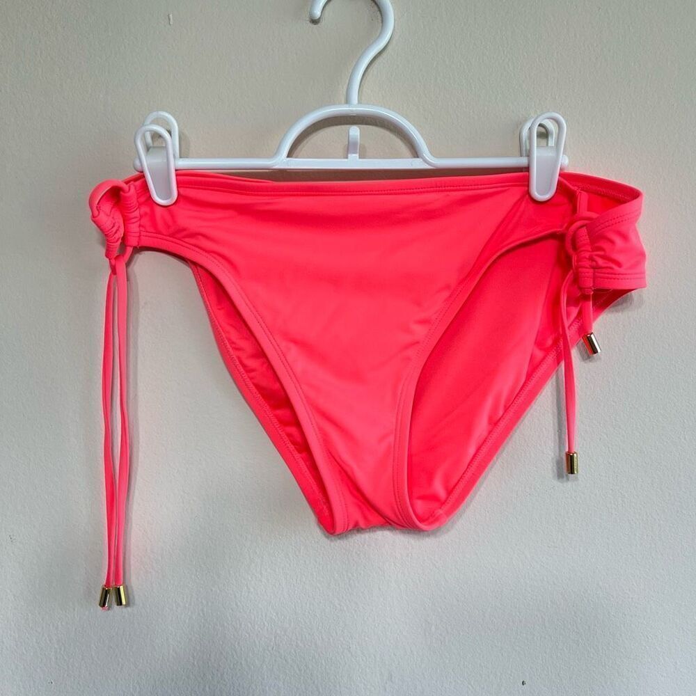 La Blanca Island Goddess Orange Side Ties Bikini Bottoms 10